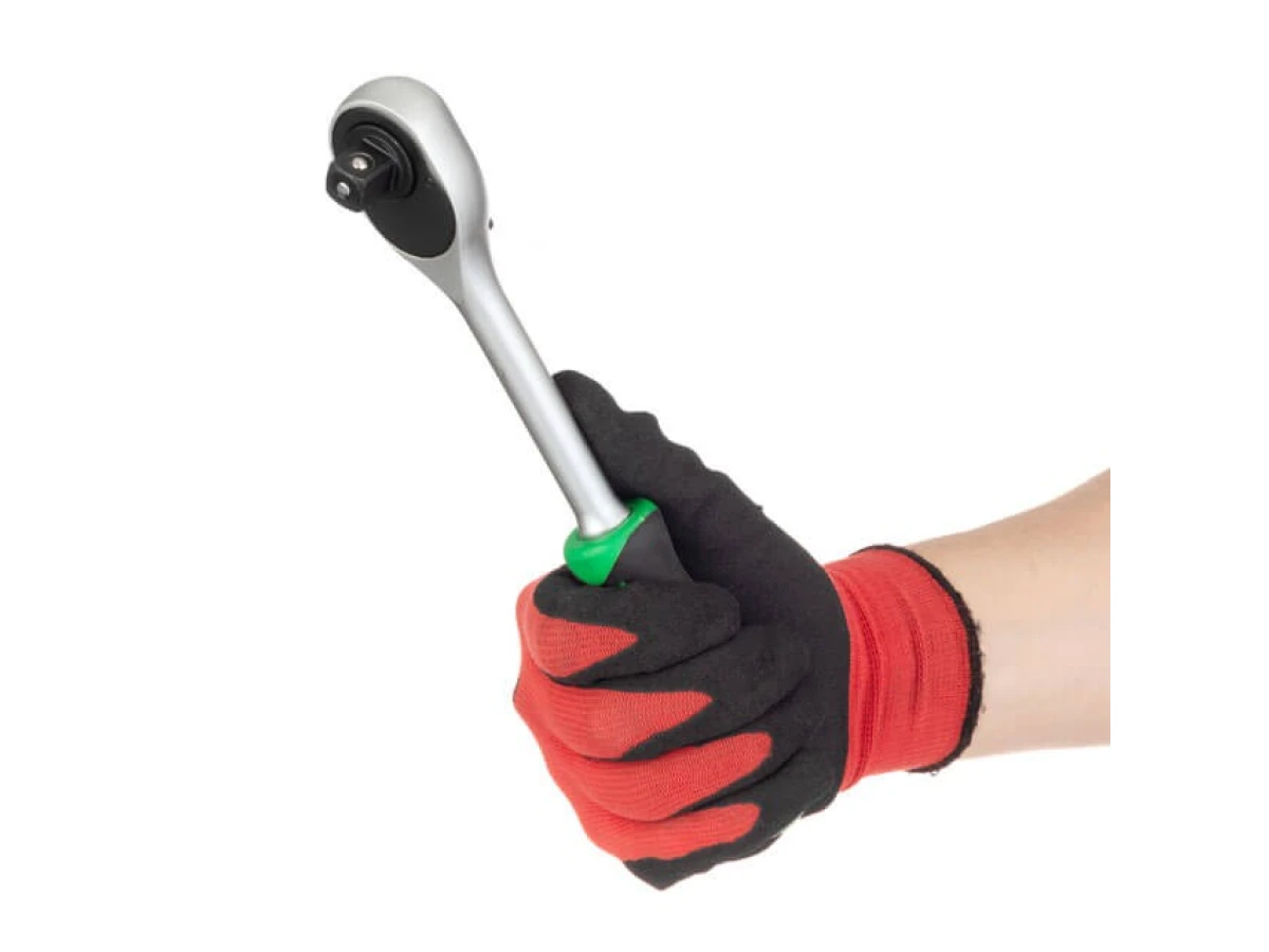 Набір торцевих головок з тріскачкою 1/2" 19 од., 72 зубця, Cr-V, INTERTOOL ET-6019 