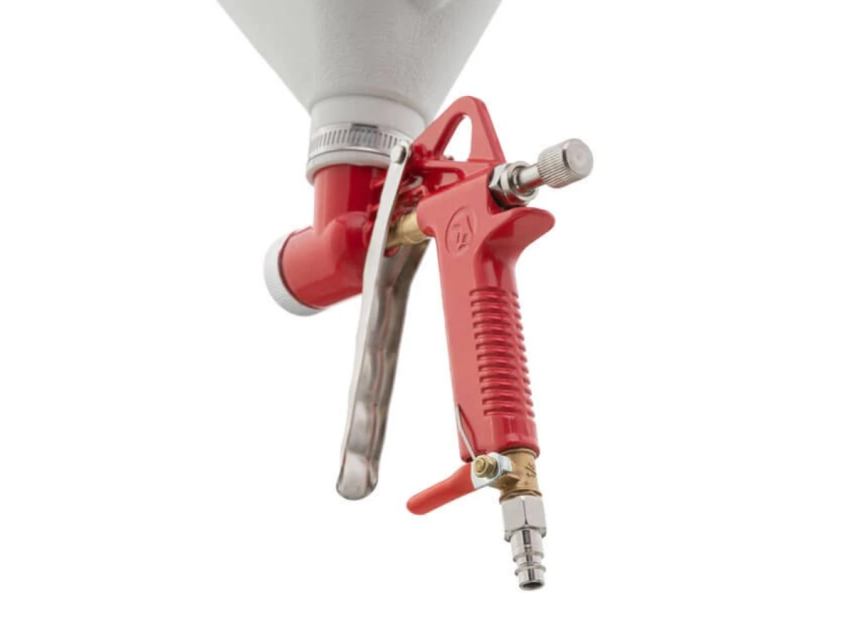 Распылитель штукатурный пневматический, три форсунки 4;6;8мм, В/Б пластмассовый, 9000мл, 3-6 атм INTERTOOL PT-0403 