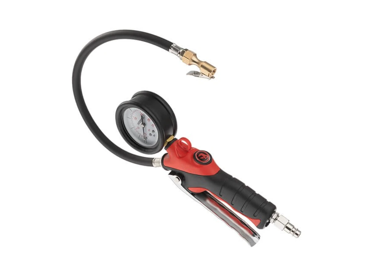 Пістолет для підкачки шин з манометром професійний INTERTOOL PT-0520 