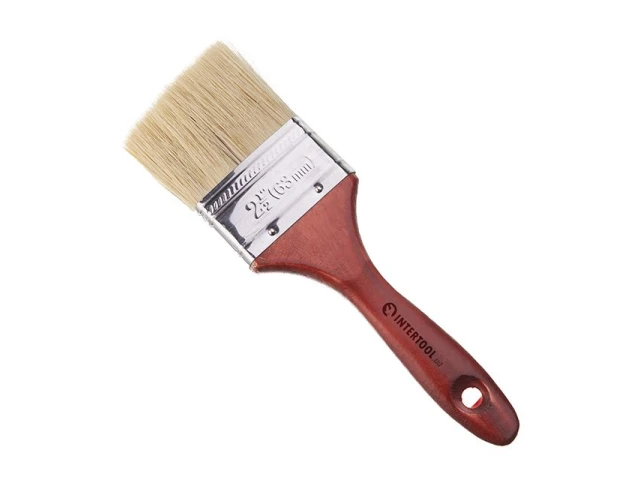 Пензель флейцевий 63x16.5x46 мм INTERTOOL KT-1063 