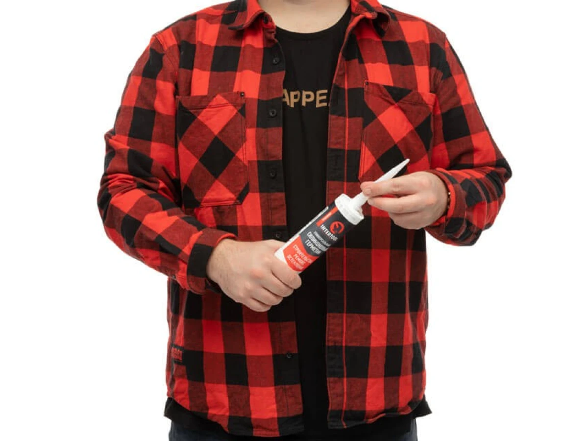 Герметик силиконовый универсальный, белый, 300 мл / 320 г INTERTOOL FS-3051 