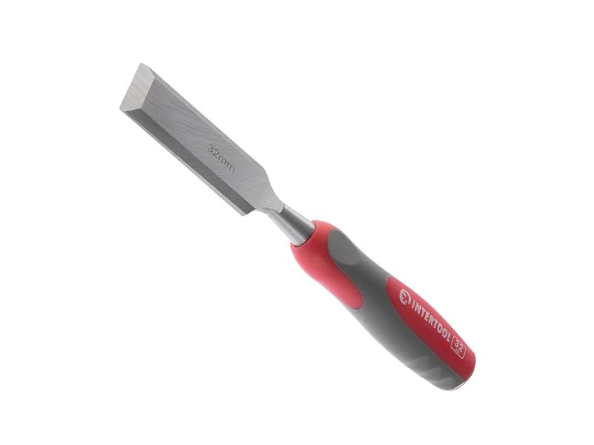 Стамеска 32 мм, Cr-V, двокомпонентна рукоятка INTERTOOL HT-3532 