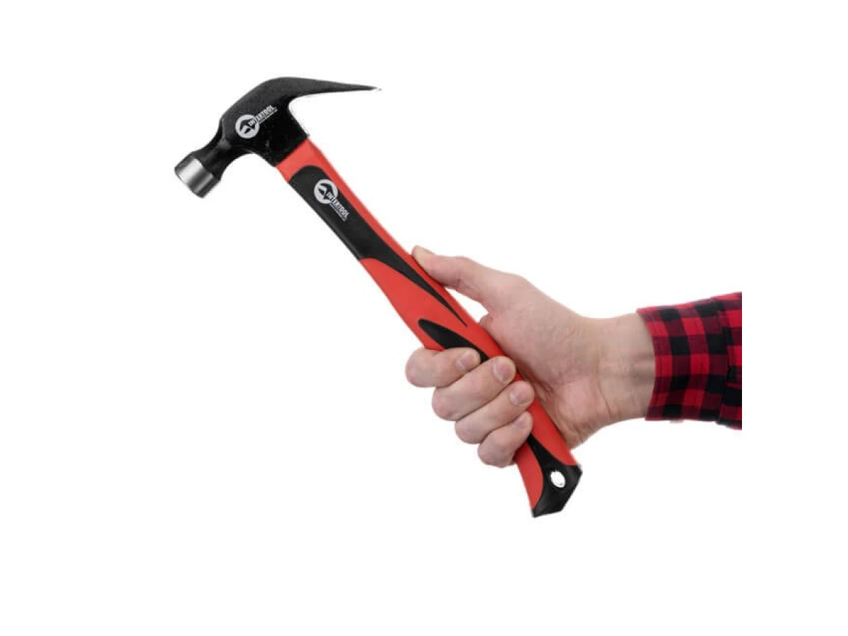 Молоток столярний 450 г.ручка з фібергласу INTERTOOL HT-0223 