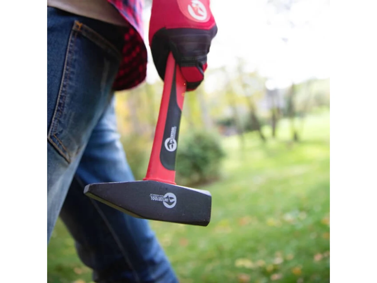 Молоток 1000 г.ручка з фібергласу INTERTOOL HT-0210 