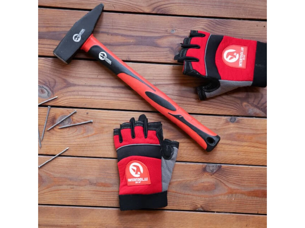 Молоток 1000 г.ручка з фібергласу INTERTOOL HT-0210 