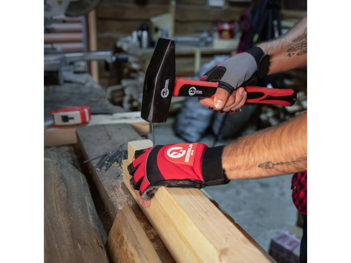 Молоток 1000 г.ручка з фібергласу INTERTOOL HT-0210 