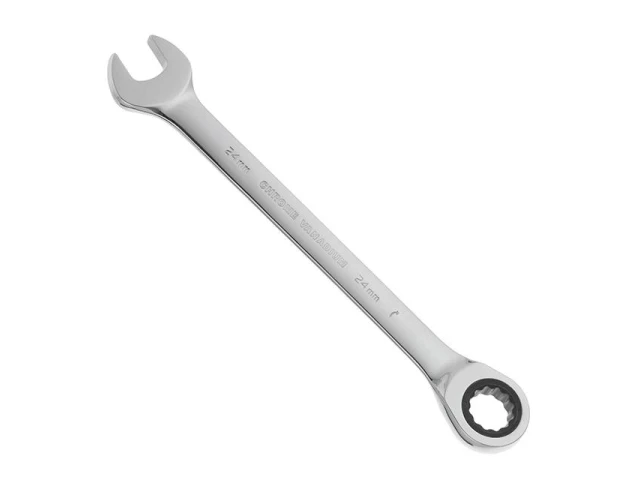 Ключ комбінований з тріскачкою 24 мм Cr-V PROF DIN3113 INTERTOOL XT-1364 