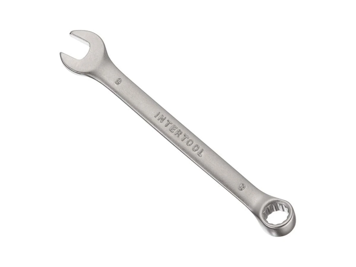 Ключ комбинированный 9 мм Cr-V INTERTOOL HT-1209 
