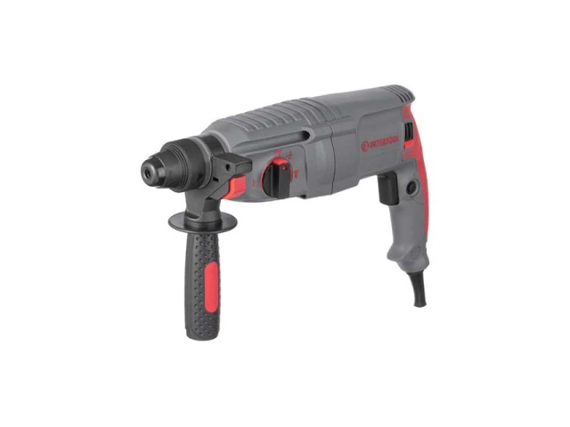 Перфоратор 850 Вт, 3.2 Дж, 0-900 об/хв., 0-4400 уд/хв., 3 режими, SDS plus INTERTOOL DT-0180 