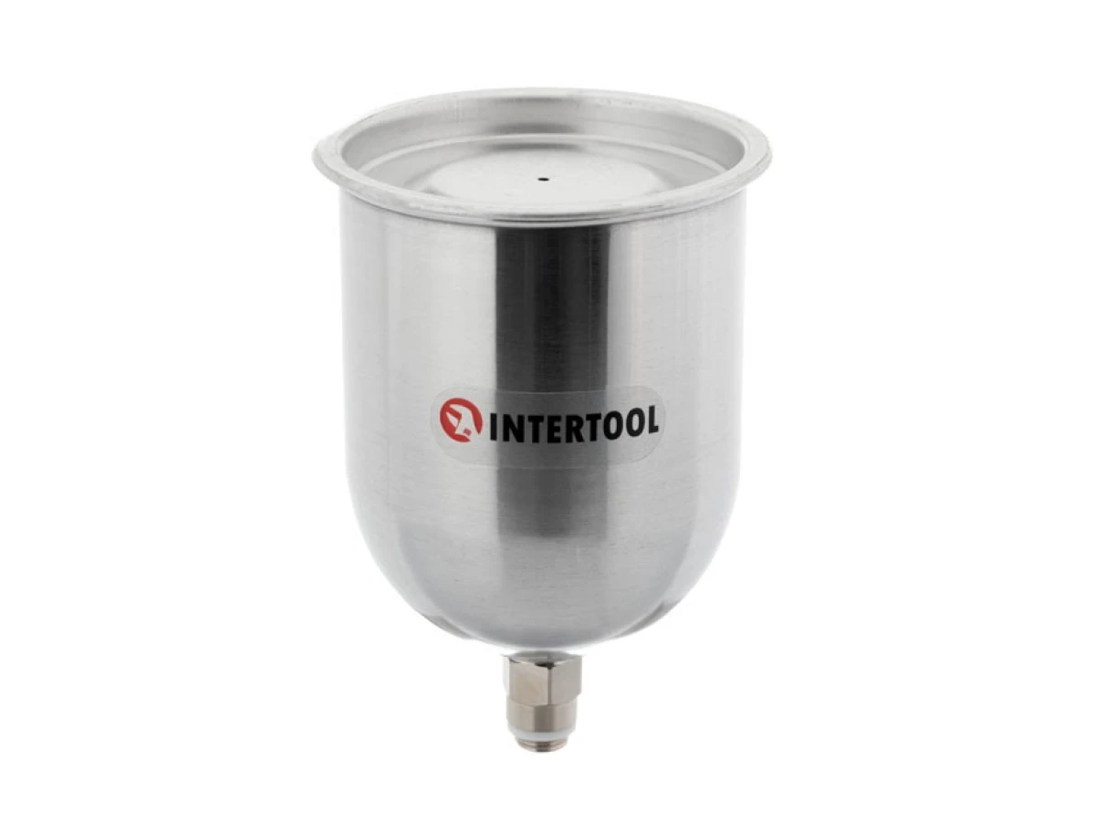 Бачок металевий із зовнішньою різьбою M14x1.25. 600мл INTERTOOL PT-1907 