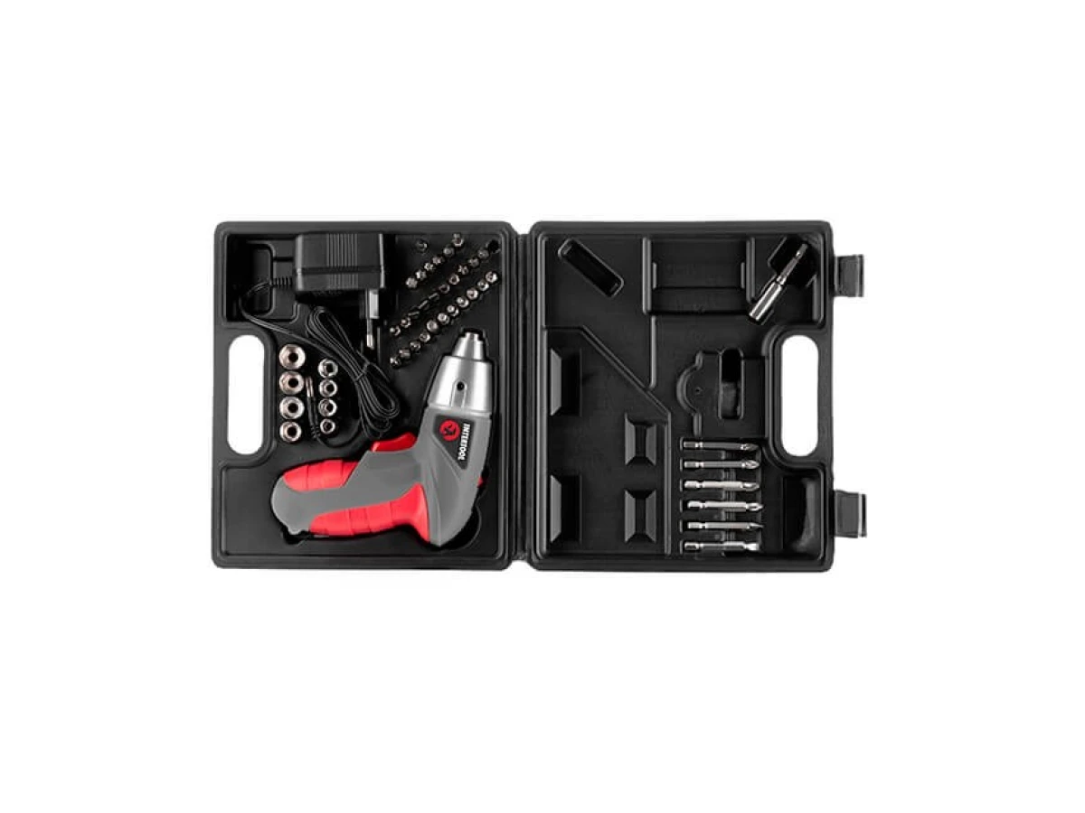 Отвертка аккумуляторная 3.6V, NiCd, кейс+насадки INTERTOOL DT-0301 