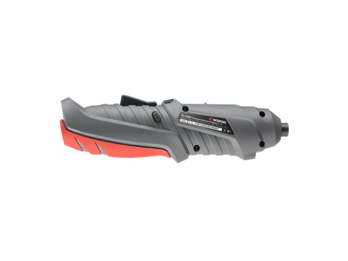 Отвертка аккумуляторная 3.6V, NiCd, поворотная рукоятка, кейс+насадки INTERTOOL DT-0302 