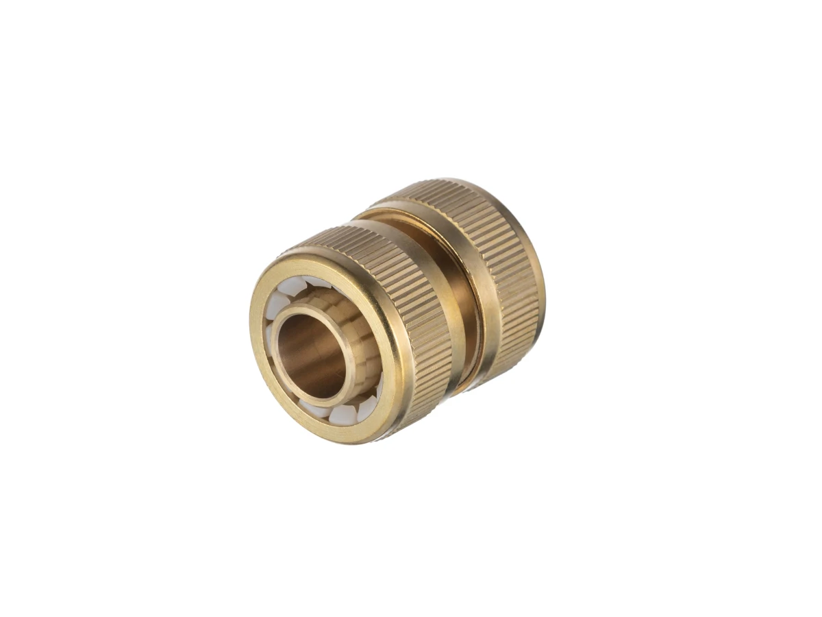 Муфта латунная ремонтно-соединительная для шланга 3/4" STORM INTERTOOL GE-1214 