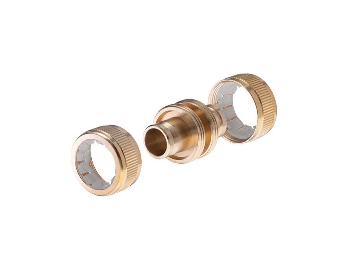 Муфта латунная ремонтно-соединительная для шланга 3/4" STORM INTERTOOL GE-1214 