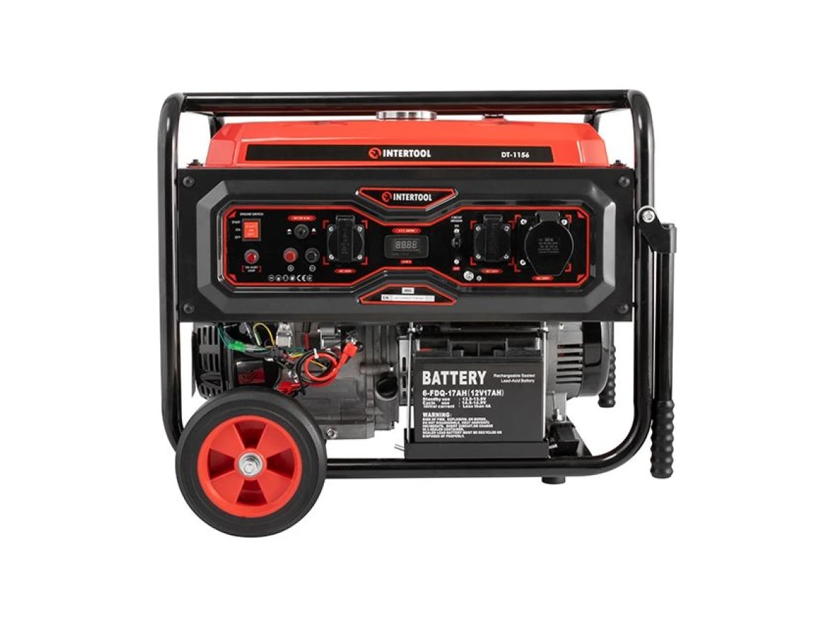 Генератор бензиновый 5/5.5 кВт, электро+ручной старт, STORM INTERTOOL DT-1156 