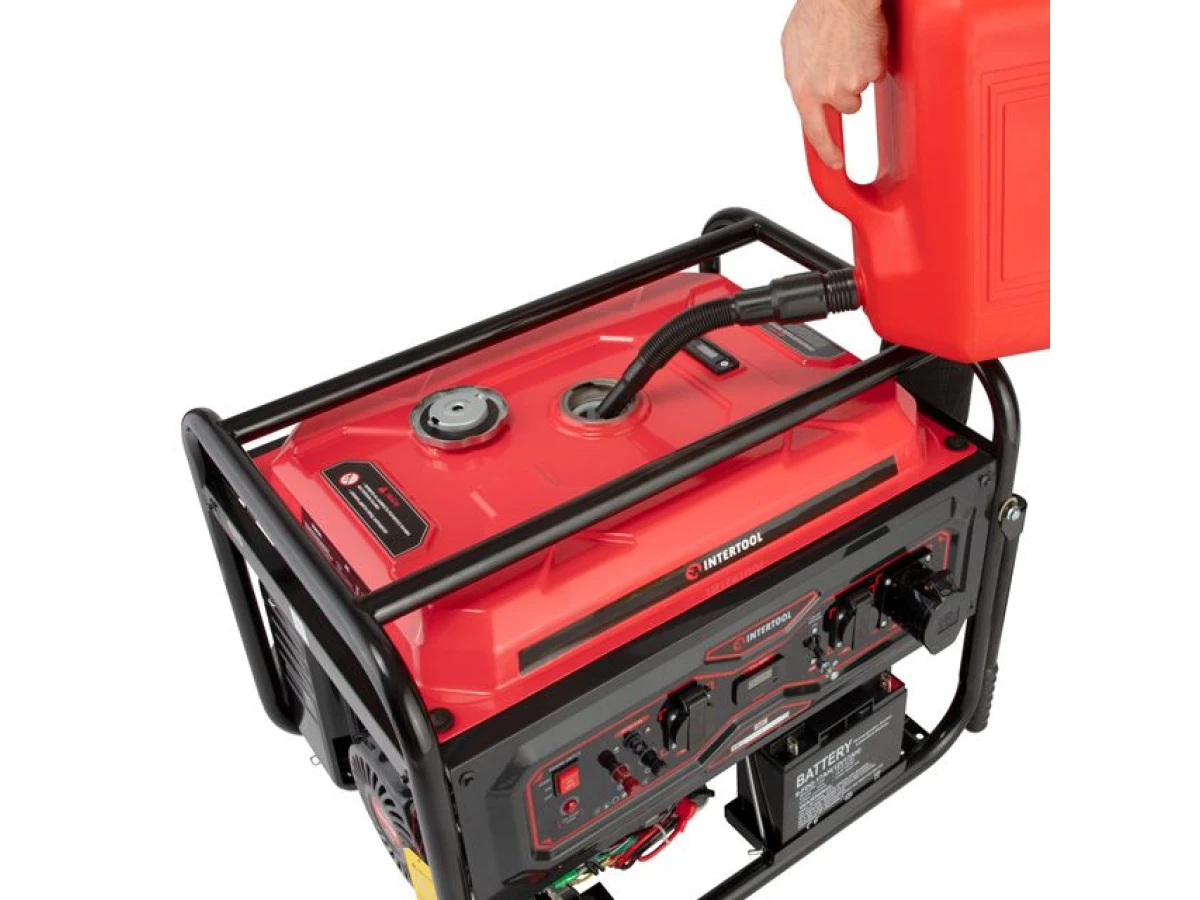 Генератор бензиновый 5/5.5 кВт, электро+ручной старт, STORM INTERTOOL DT-1156 