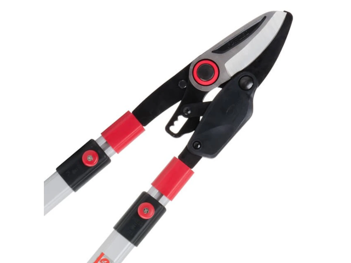 Сучкоріз садовий для обрізання гілок з храповим механізмом, з телескопічними ручками 700-1030 мм INTERTOOL FT-1118 