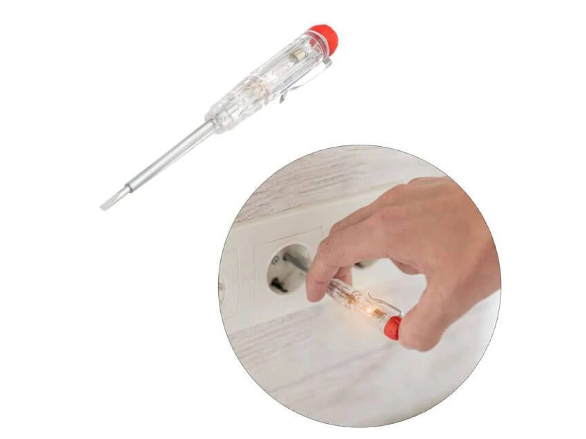 Набір ізольованих викруток з викруткою-індикатором, 4 од VDE (SL1.0 * 5.5 * 125мм, PH1 * 80мм, PH2 * 100мм, викрутка індикатор.), STORM INTERTOOL VT-3604 