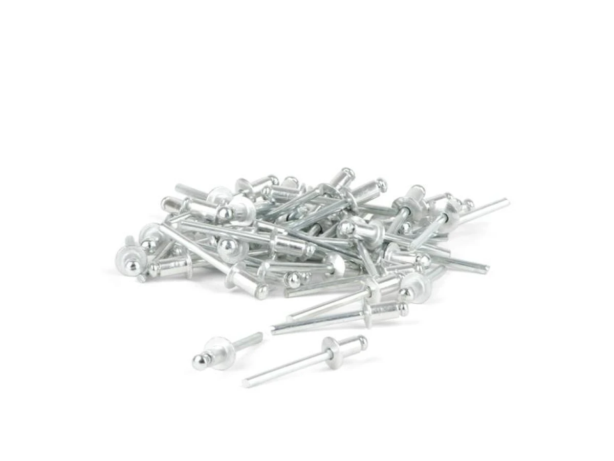 Заклепка алюмінієва 4.8 x 8.0 мм, уп. 50 шт. INTERTOOL RT-4808 