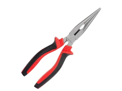 Довгогубці прямі 200 мм, 40CrV, фосфатовані, поліровані, STORM INTERTOOL NT-0140