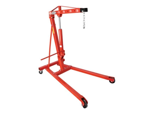 Гидравлический подкатной кран-съемник двигателя 1т INTERTOOL GT0807 