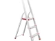 Стремянка алюминиевая, 3 ступени, высота до платформы 630 мм INTERTOOL LT-1003 