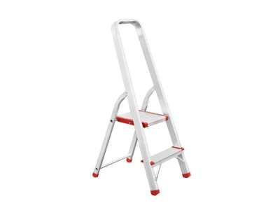 Стремянка алюминиевая 2 ступени, высота до платформы 410 мм INTERTOOL LT-1002