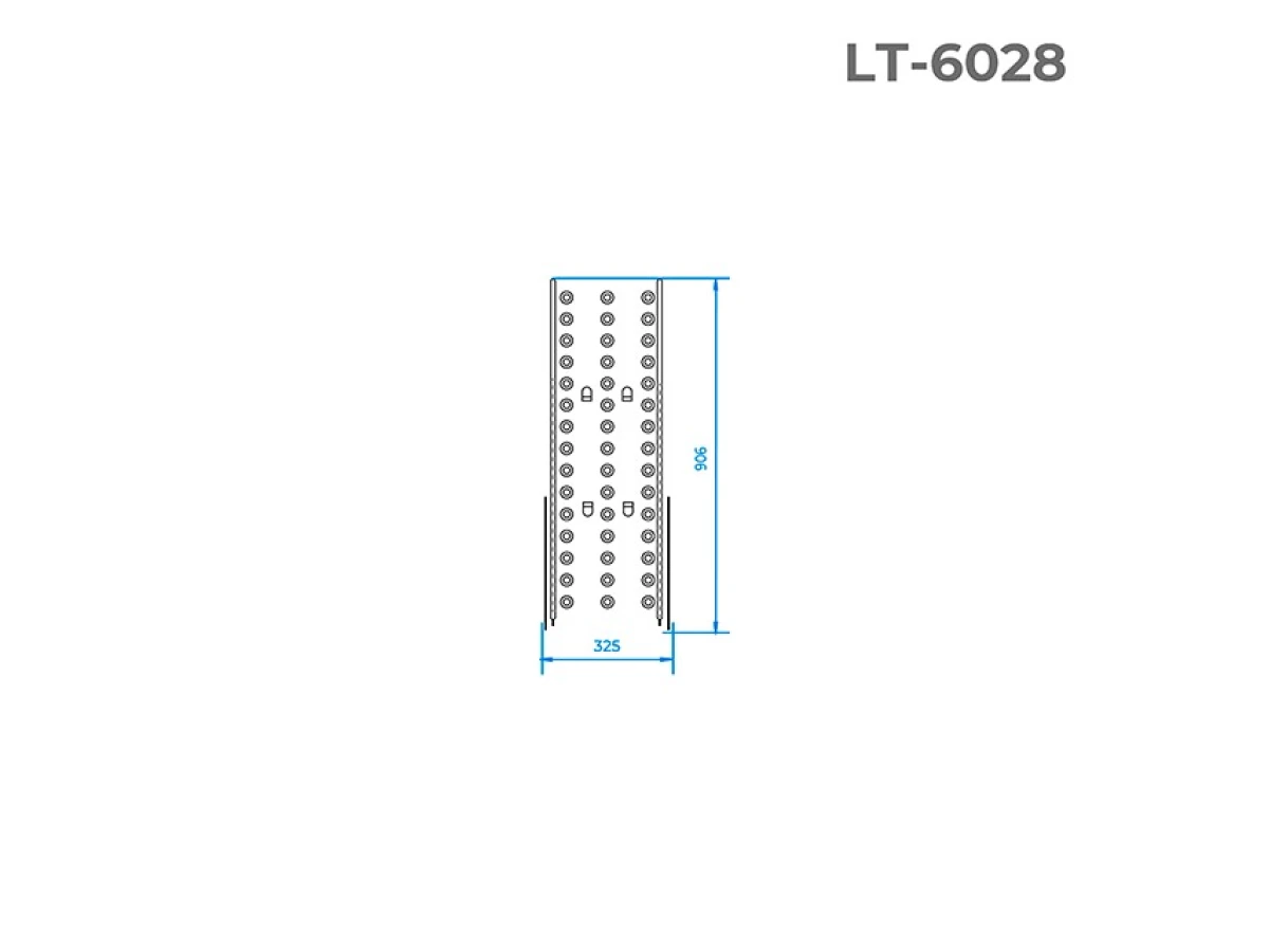 Рабочая платформа к лестнице LT-0028 INTERTOOL LT-6028 