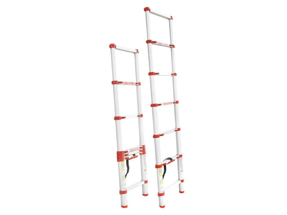 Лестница алюминиевая, телескопическая, 6 ступ., 1.98 м INTERTOOL LT-3020 