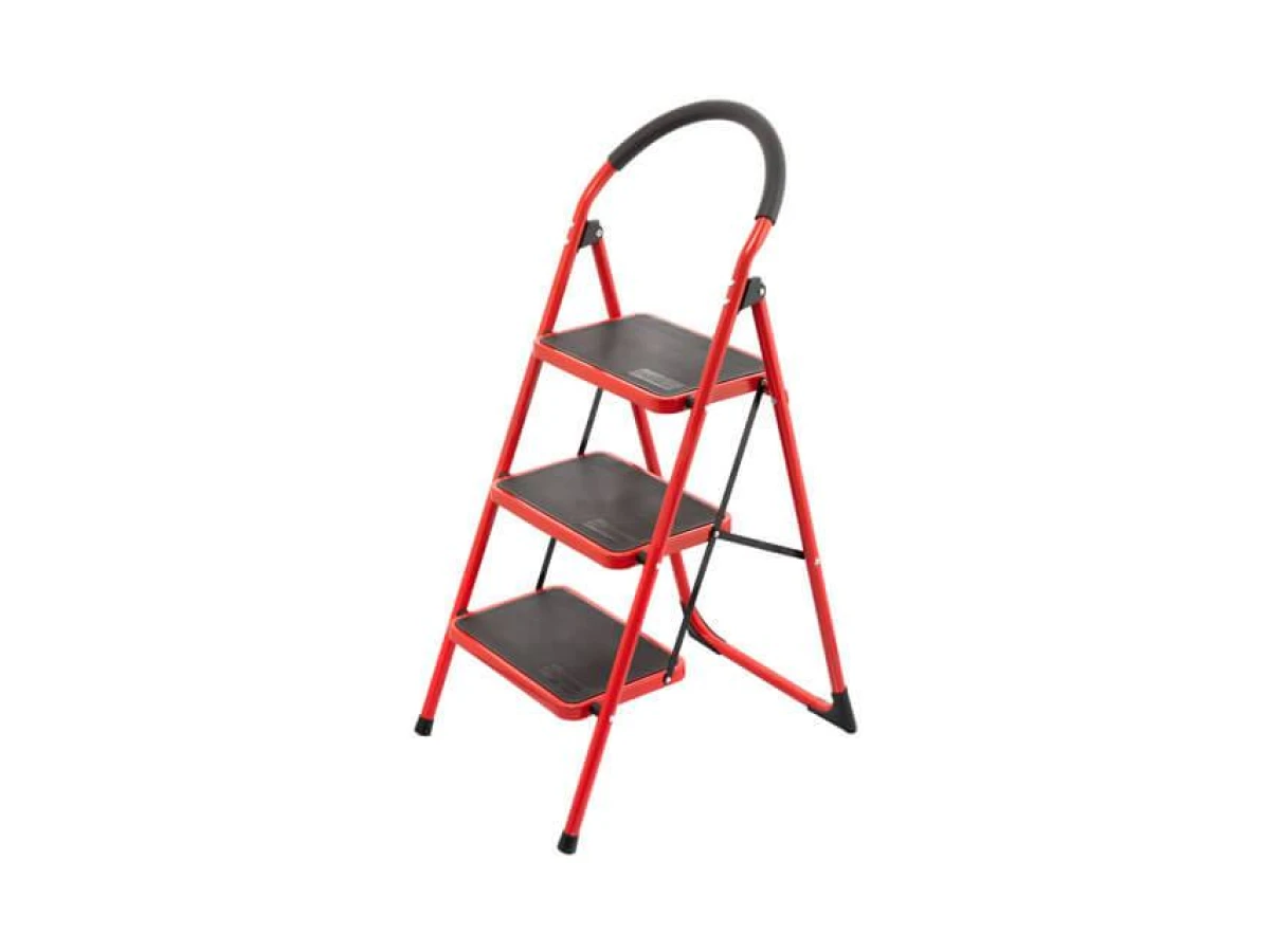 Стремянка 3 ступени 380*260мм высота 1131мм, до верхней ступени 729мм INTERTOOL LT-0037 