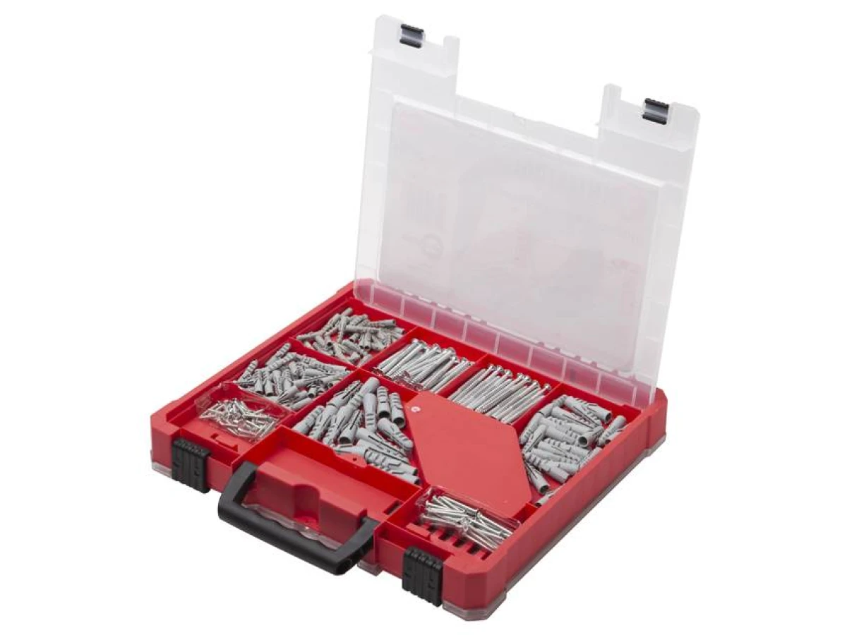 Набір свердл, дюбелів та біт 300 шт INTERTOOL SD-0051 