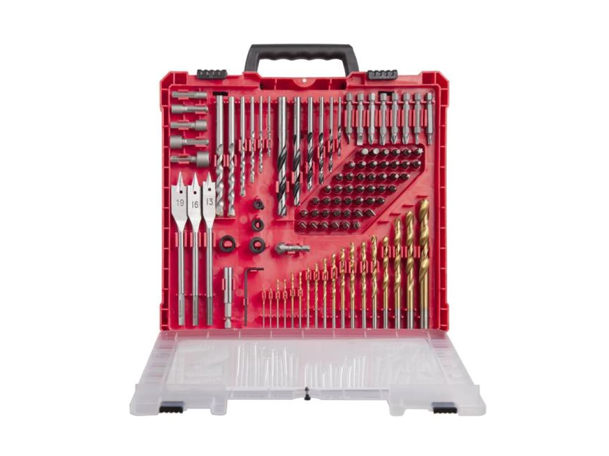 Набір свердл, дюбелів та біт 300 шт INTERTOOL SD-0051 