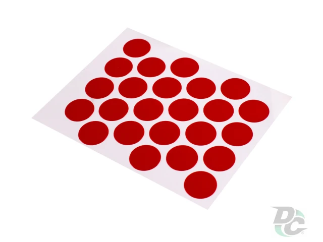 Заглушка самоклеющаяся на минификс красная 9032 