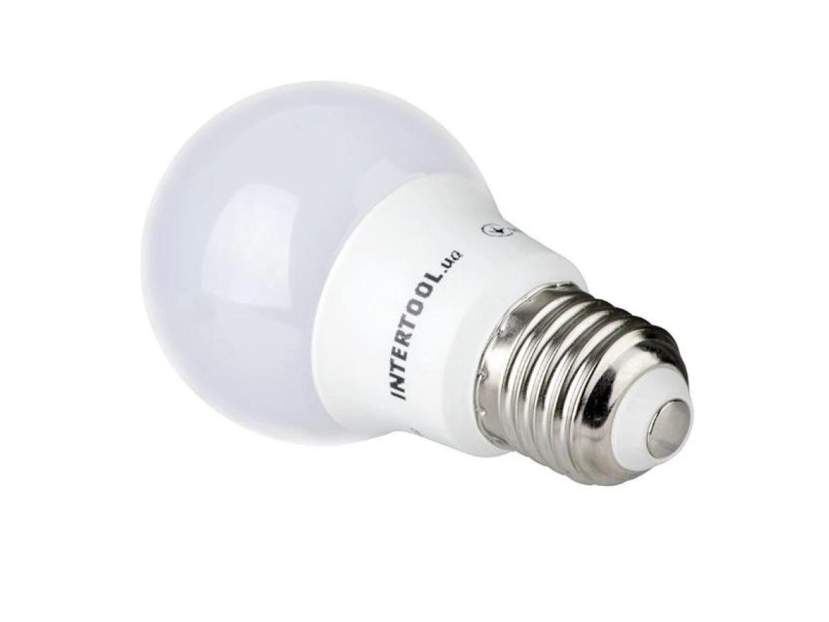Светодиодная лампа LED 7 Вт, E27, 220 В INTERTOOL LL-0003 