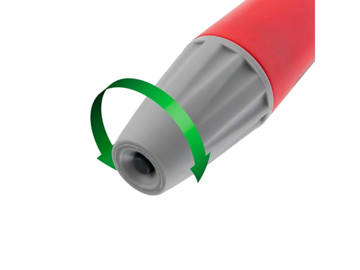 Пистолет-распылитель для полива, плавная регулировка потока воды + адаптер с резьбой 1/2", 3/4" и 2 коннектора для шланга 1/2" INTERTOOL GE-0016 