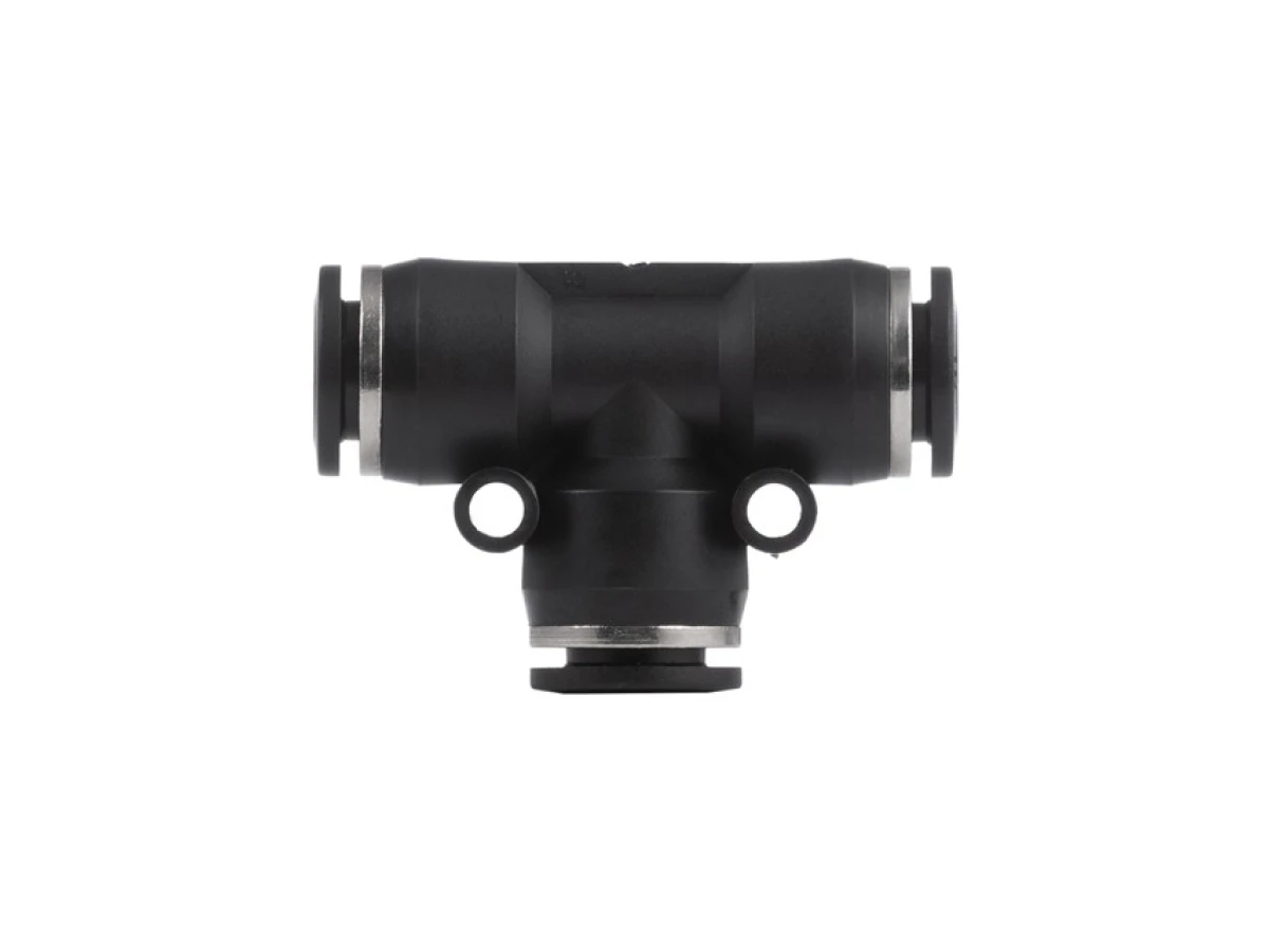 З'єднання цангове Т-подібне для поліуретанових та ін. шлангів 10 мм INTERTOOL PT-2348 