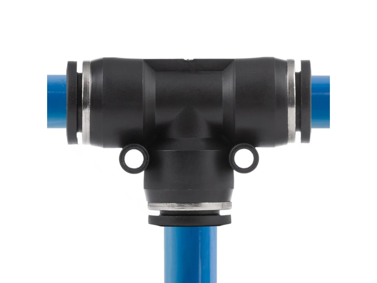 З'єднання цангове Т-подібне для поліуретанових та ін. шлангів 12 мм INTERTOOL PT-2349 