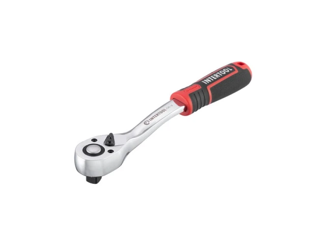 Рукоятка із храповим механізмом на 72 зуба 1/2", Cr-V, STORM INTERTOOL ET-8003 