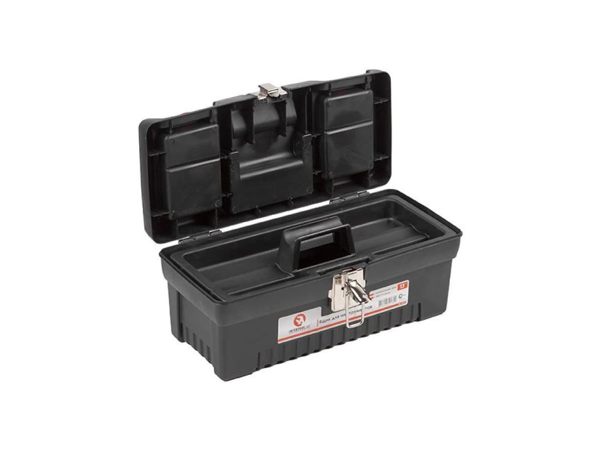 Ящик для інструментів з металевими замками 13", 330*177*135 мм INTERTOOL BX-1013 