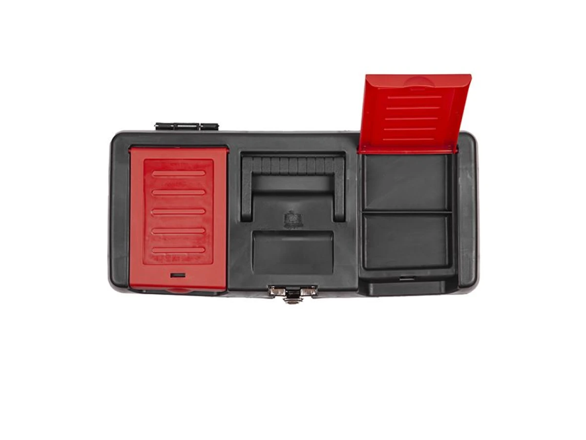 Ящик для інструментів з металевими замками 16", 396*216*164 мм INTERTOOL BX-1016 