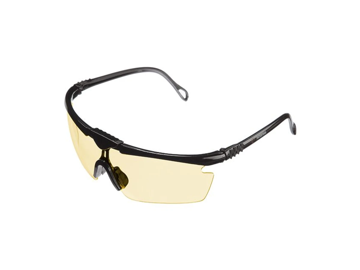 Очки защитные желтые, материал PC,противоударные, оптический класс 3 INTERTOOL SP-0091 
