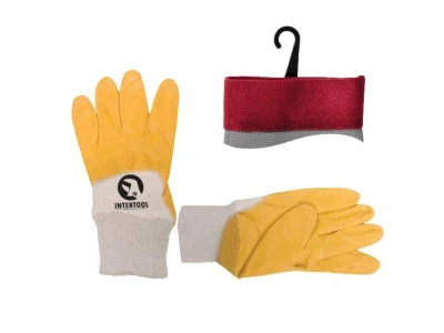 Перчатка х/б трикотаж покрытая нитрилом на ладони 8