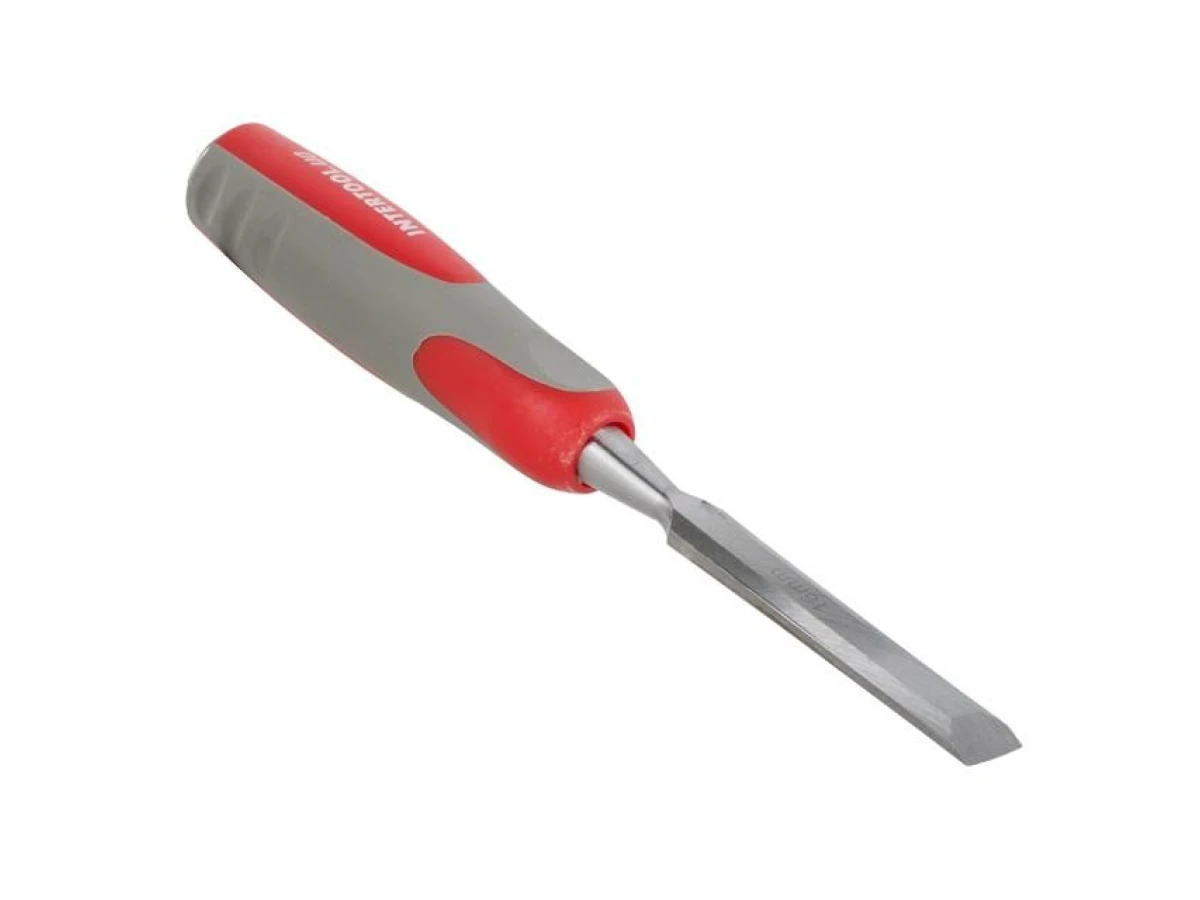 Стамеска 16мм, Cr-V, двухкомпонентная рукоятка INTERTOOL HT-3516 