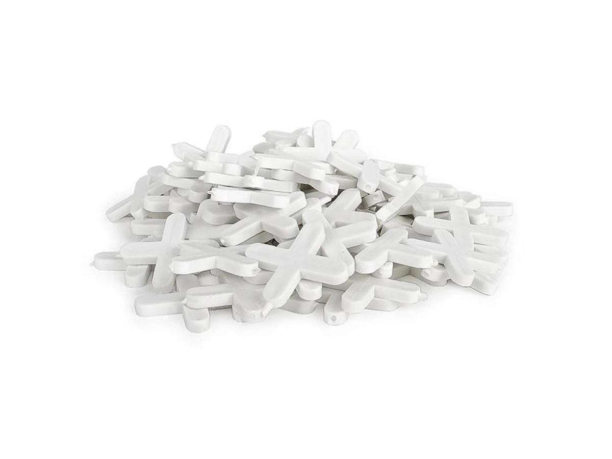 Набір дистанційних хрестиків для плитки 5.0 мм / 100 шт INTERTOOL HT-0355 