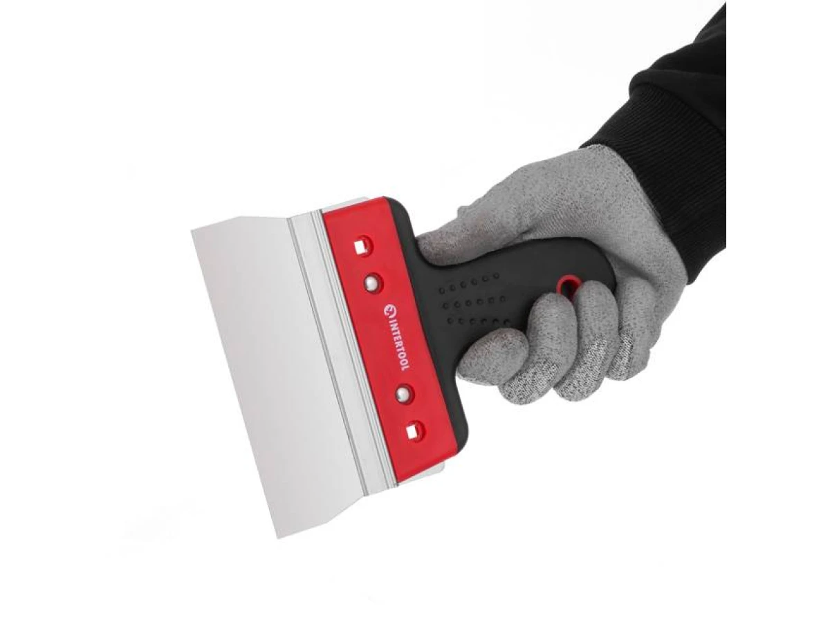 Шпатель з нержавіючої сталі 150мм Проф INTERTOOL KT-2675 