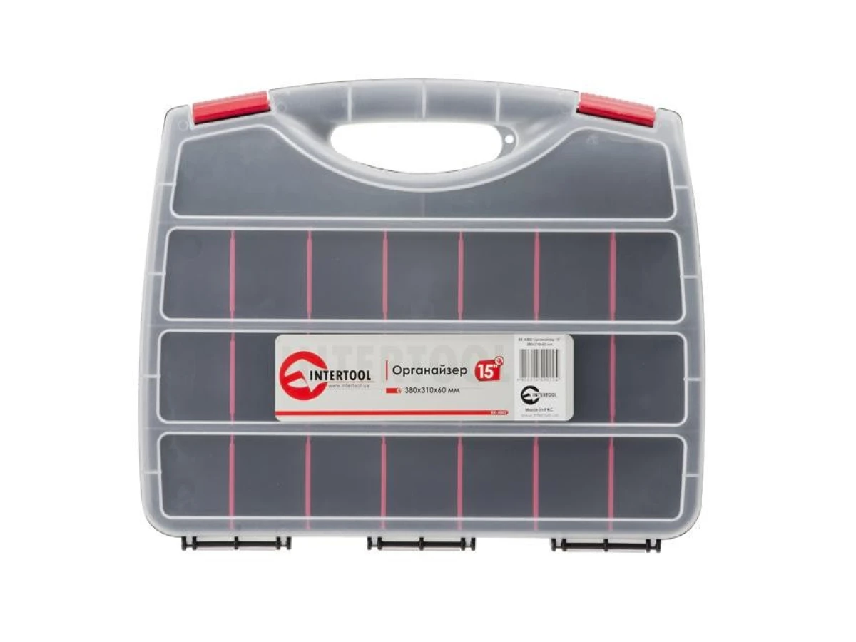 Органайзер 15" 380x310x60 мм INTERTOOL BX-4002 