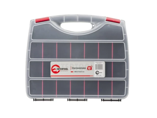 Органайзер 15" 380x310x60 мм INTERTOOL BX-4002 
