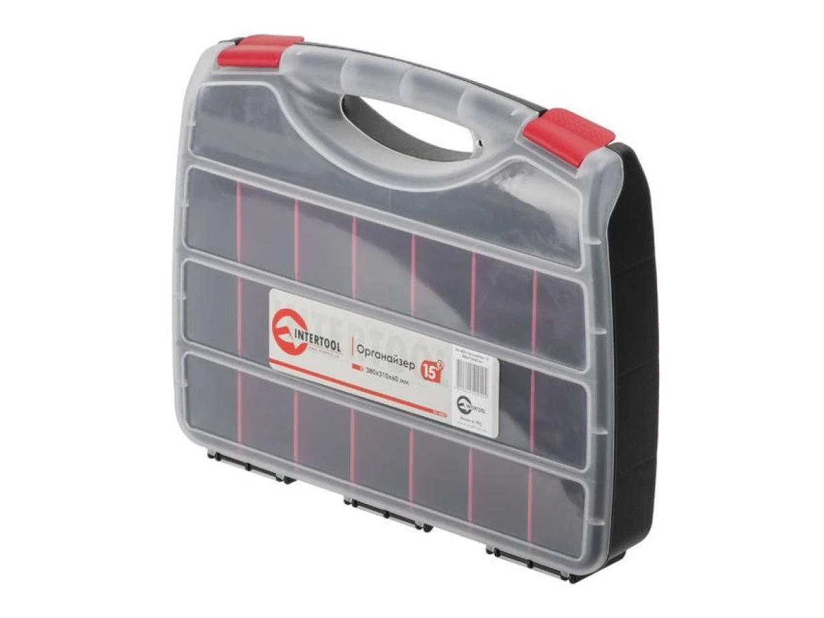 Органайзер 15" 380x310x60 мм INTERTOOL BX-4002 