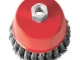 Щітка чашкова 65 мм, для КШМ, М14 (пучки крученого дроту) INTERTOOL BT-2065 