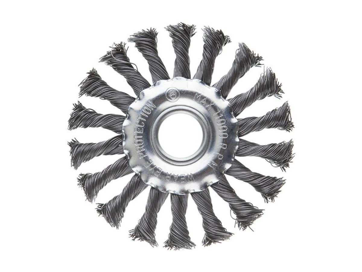 Щітка кільцева 115x22.2 мм (пучки крученого дроту) INTERTOOL BT-7115 